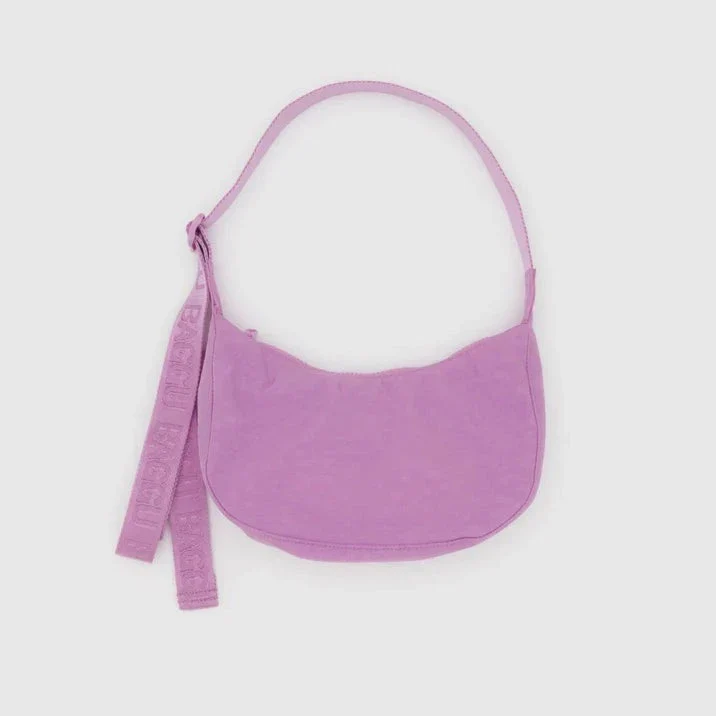 Baggu Small Nylon Crescent Bag - Peony