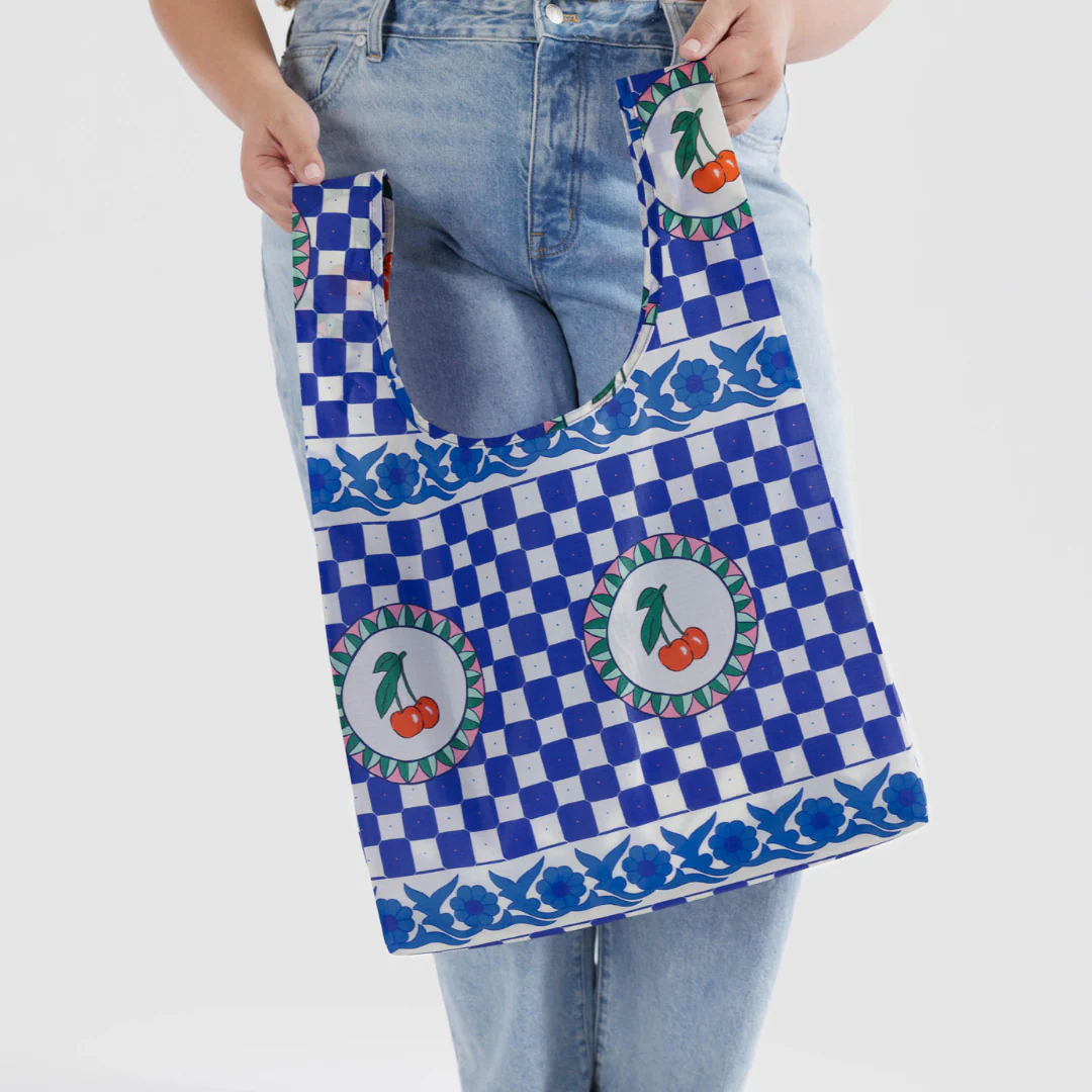 Baggu Standard Bag -  Cherry Tile - Image 3