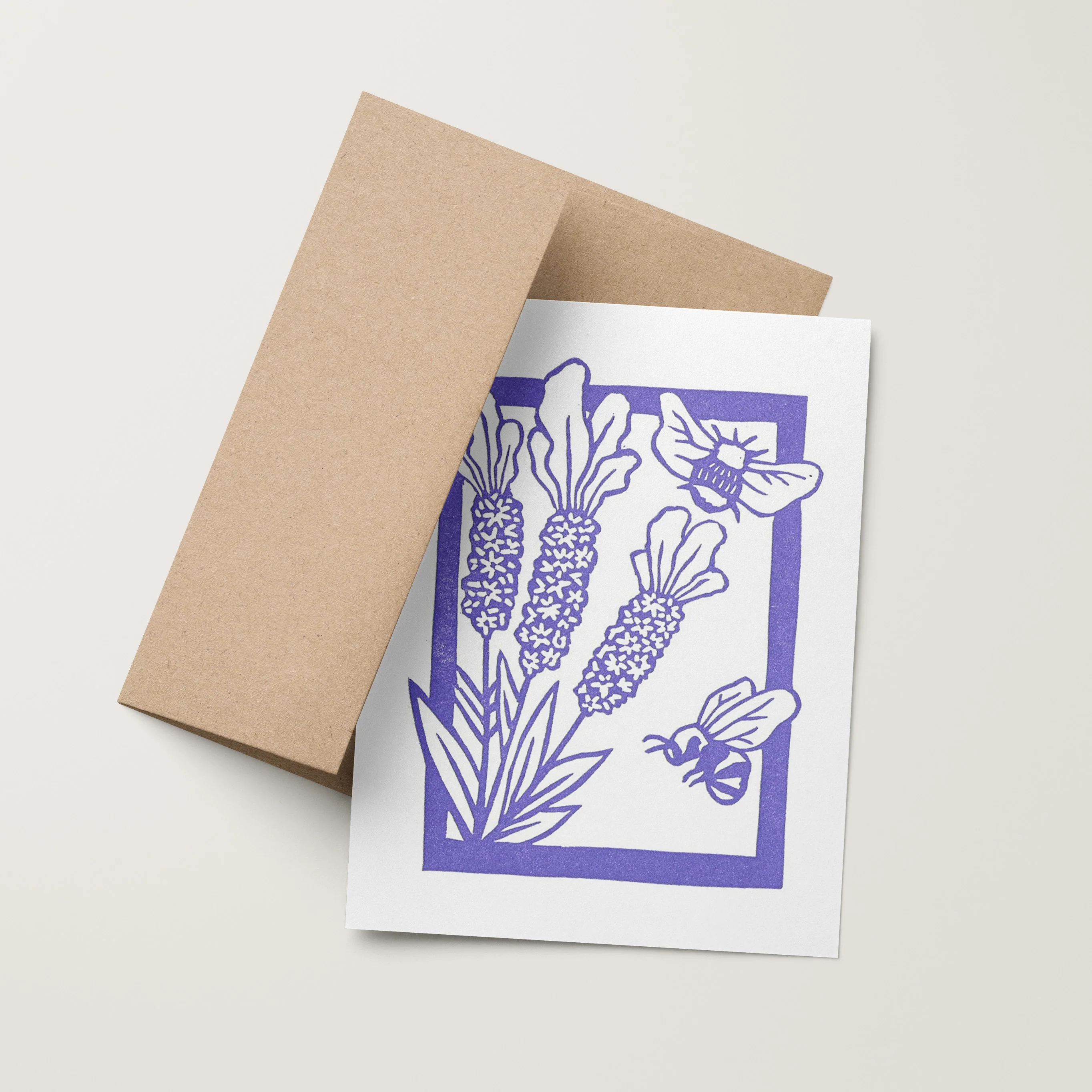 Bees & Lavender Card - Image 2