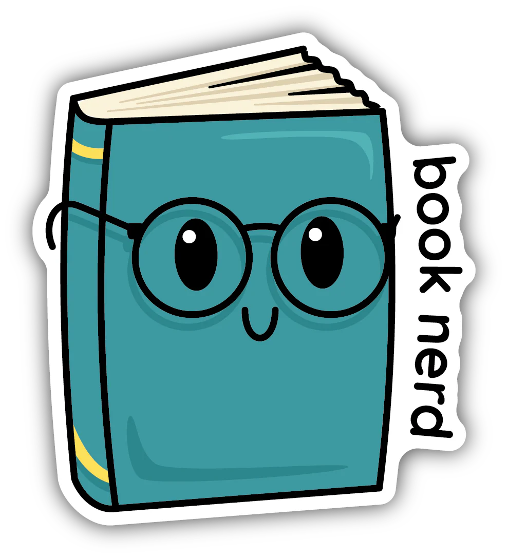 Book Nerd Sticker
