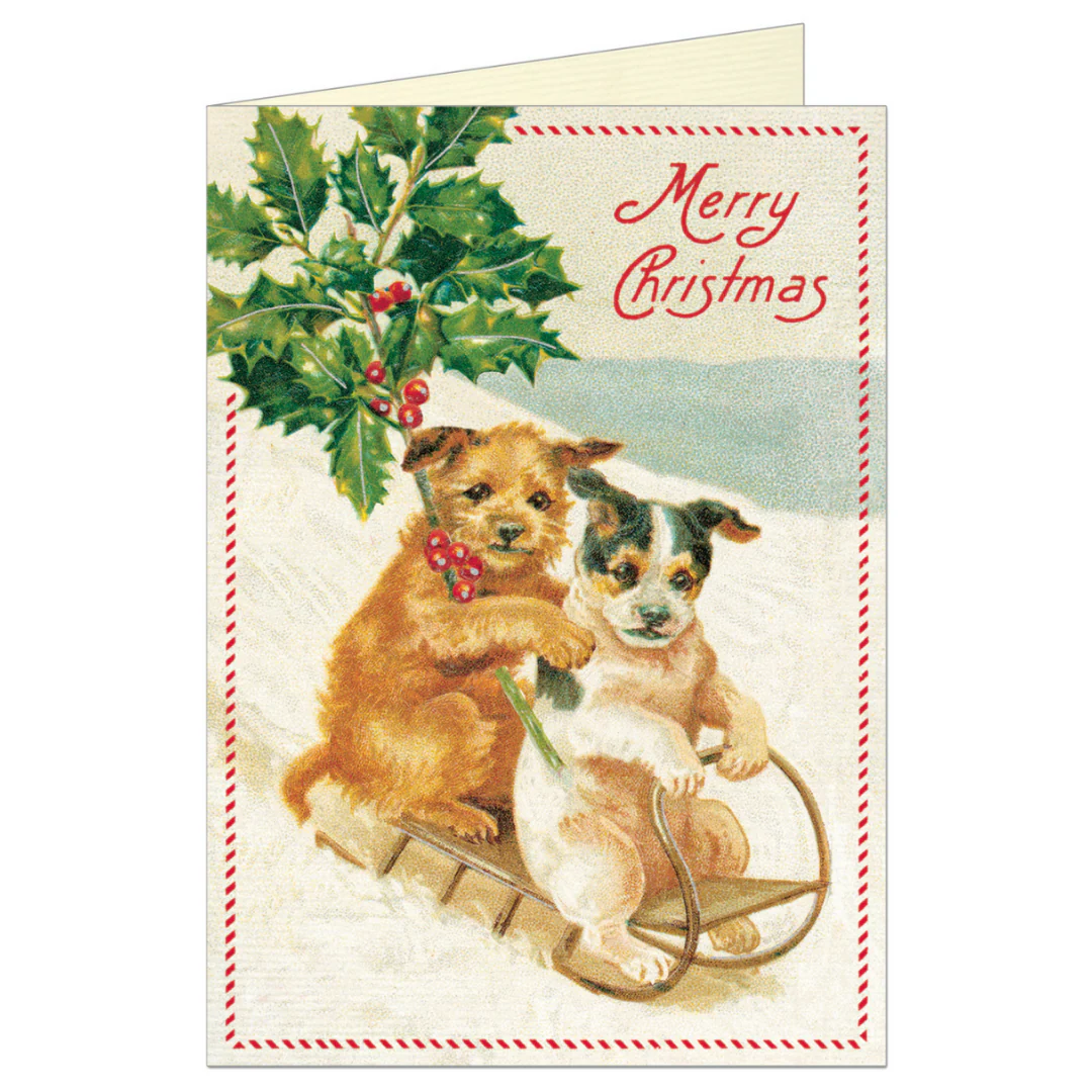 Cavallini & Co. Boxed Note Cards - Christmas Dogs - Image 2