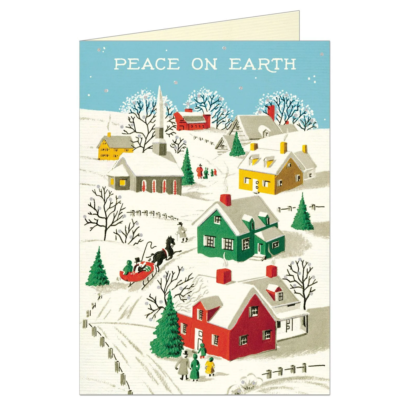 Cavallini & Co. Boxed Note Cards - Peace on Earth - Image 2