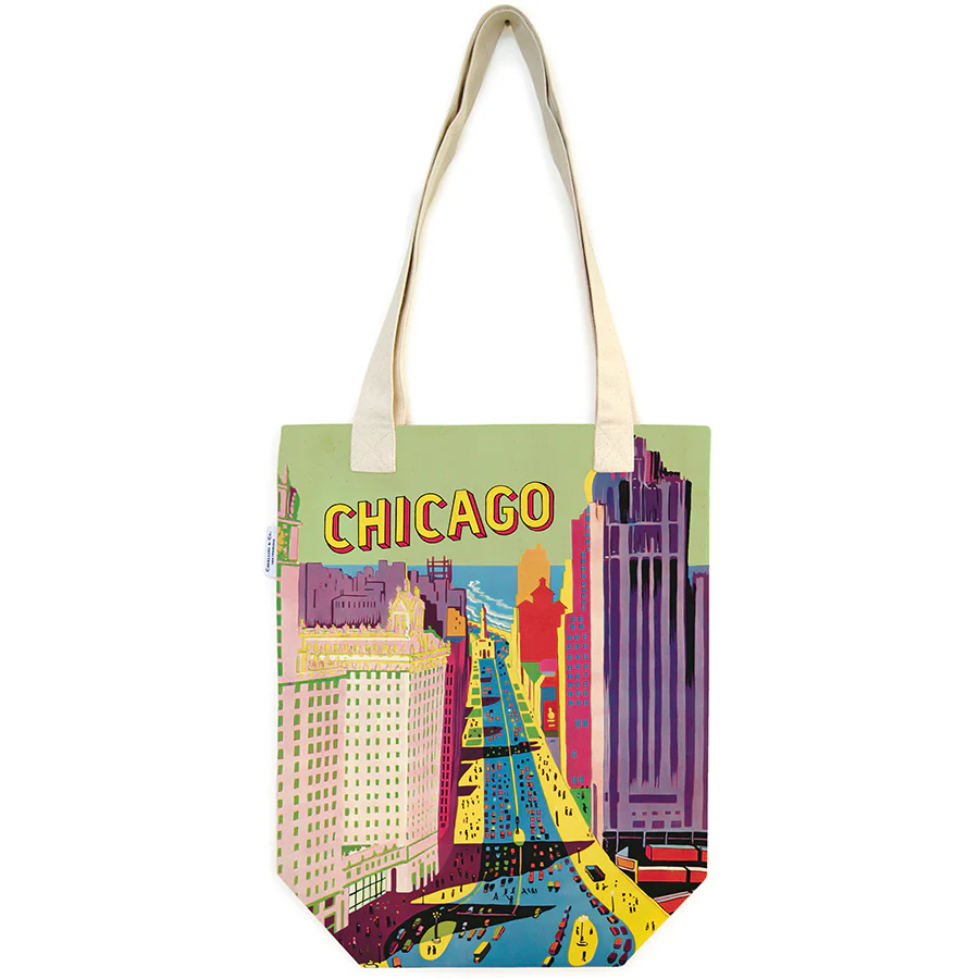 *Coming Soon Spring 2026* Cavallini & Co. Tote Bag - Chicago - Image 2
