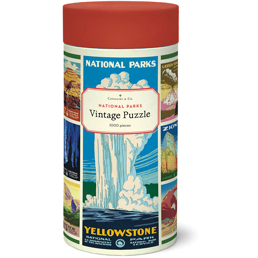 Cavallini & Co. 1000 Piece Puzzle -National Parks Posters