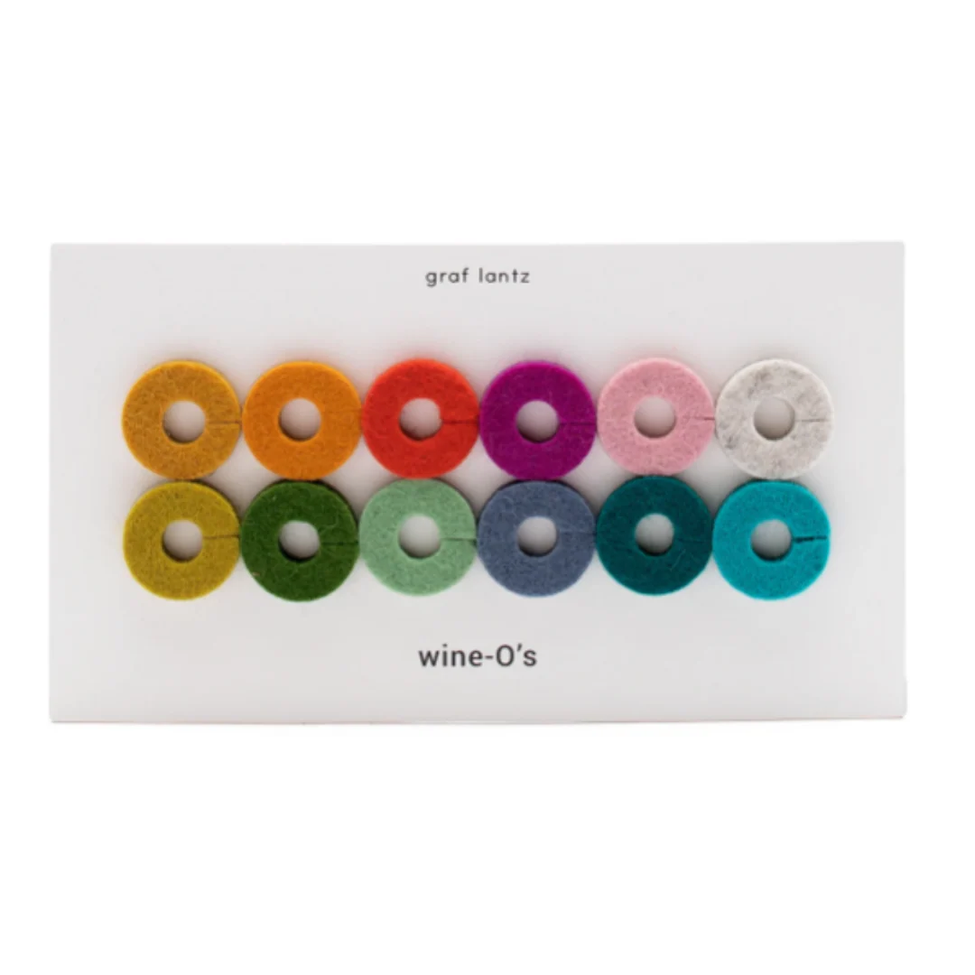 Wine-O's Wine Glass Markers - Round Paradise