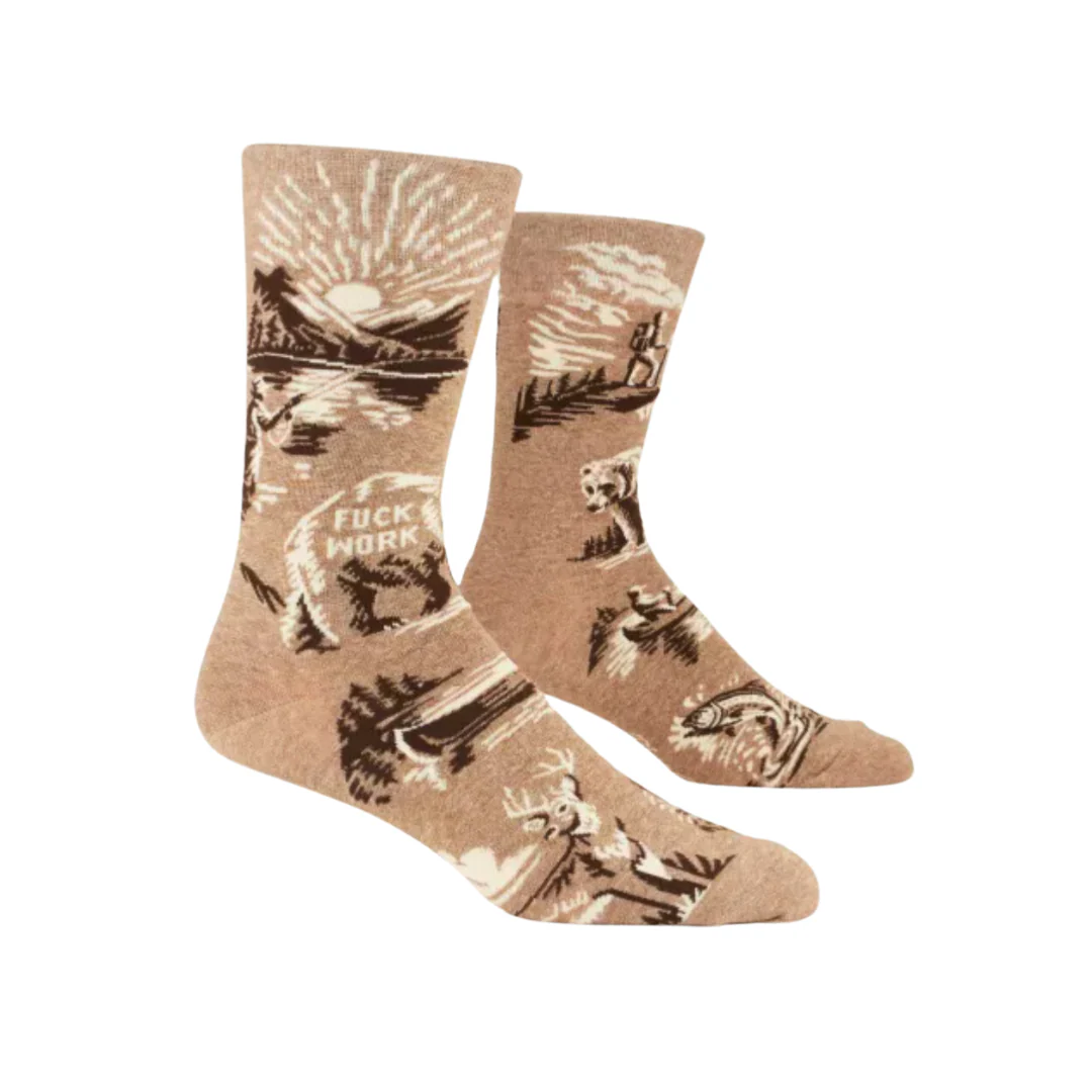 F*ck Work Men's Socks