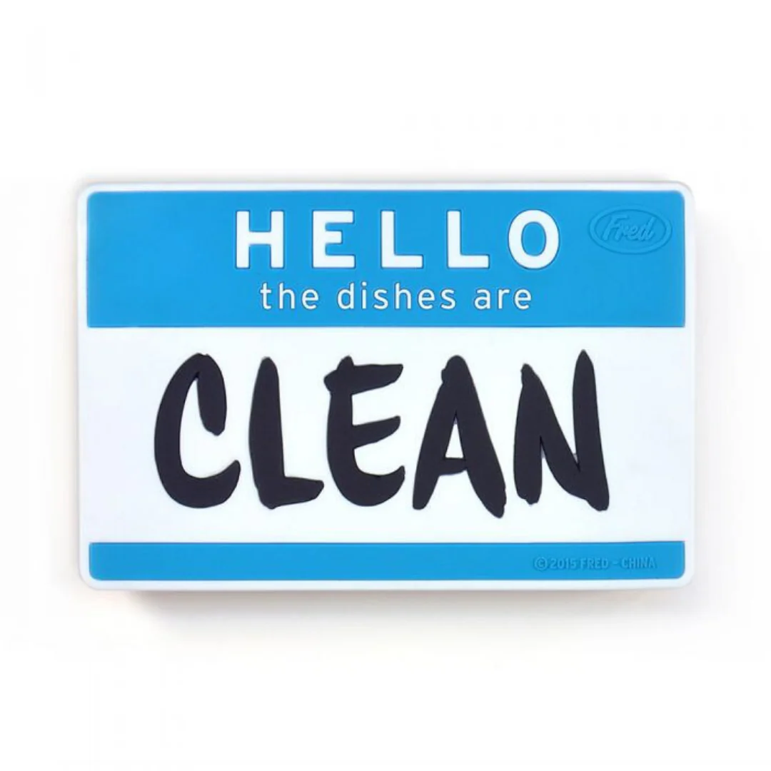 Flipside- Hello Dishwasher Sign