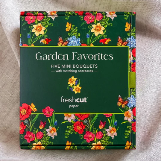FreshCut Paper Set of 5 Minis - Garden Favorites