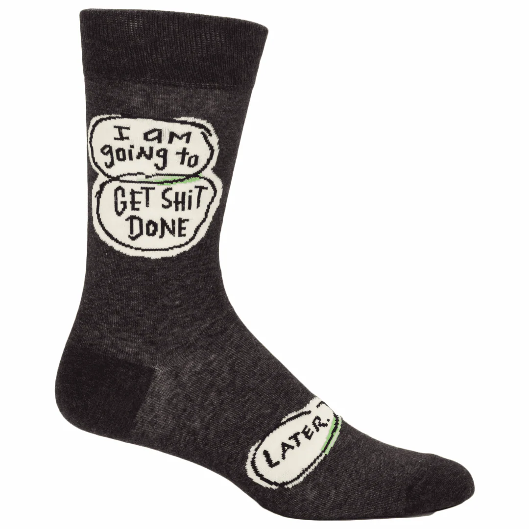 Get Shit Done Men's Socks