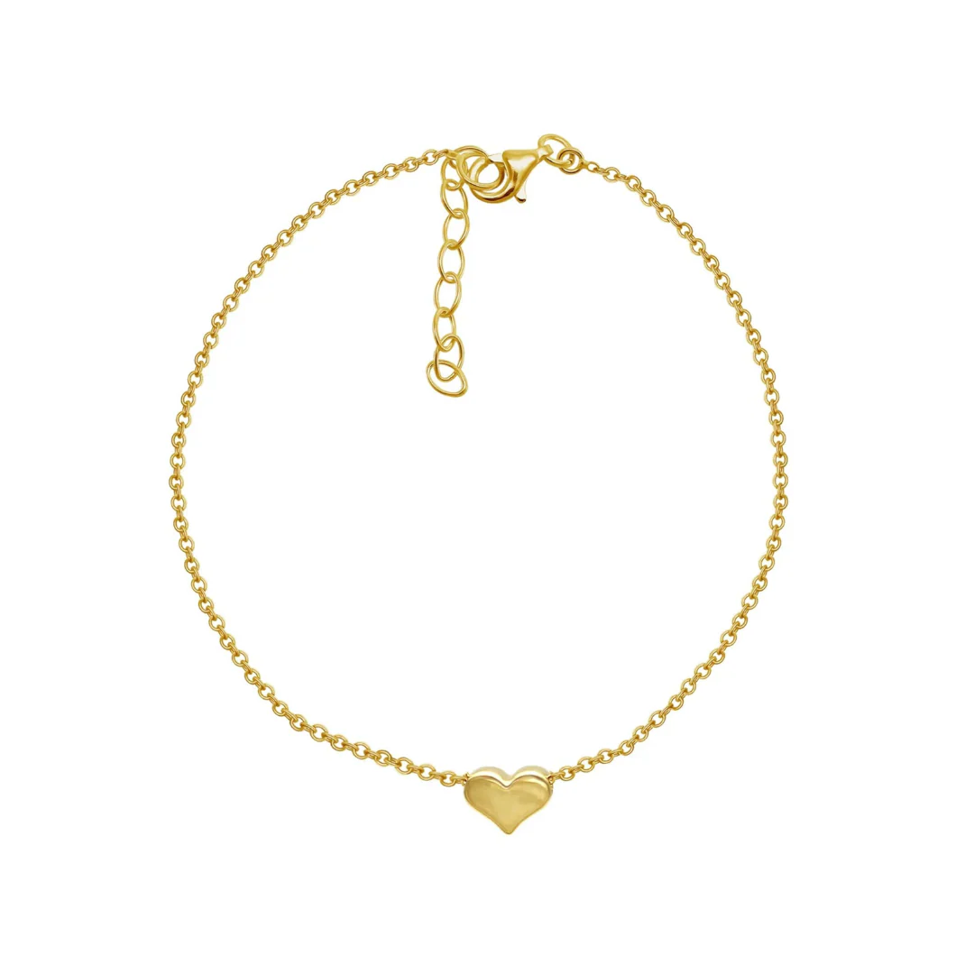 Gold Filled Petite Heart Bracelet