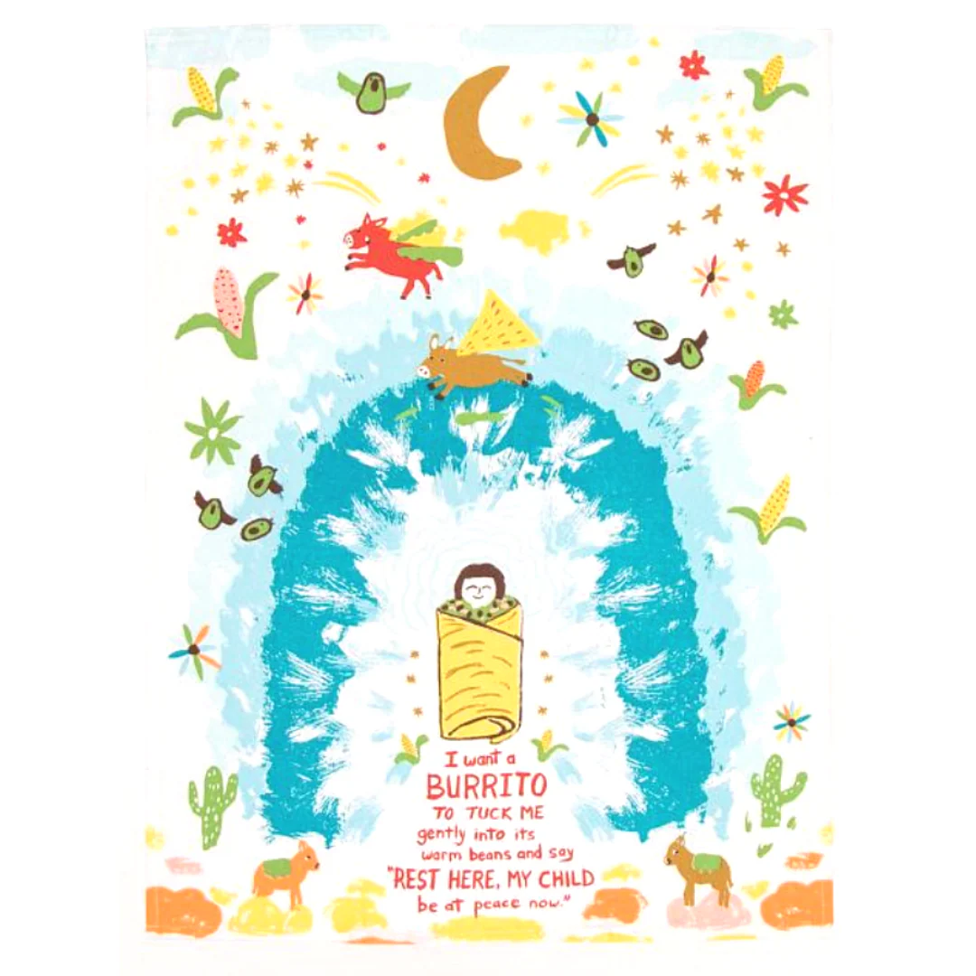 I Want A Burrito Dish Towel - Image 2