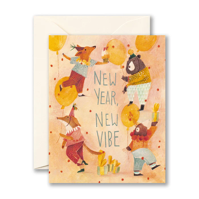New Year, New Vibe - Birthday Card