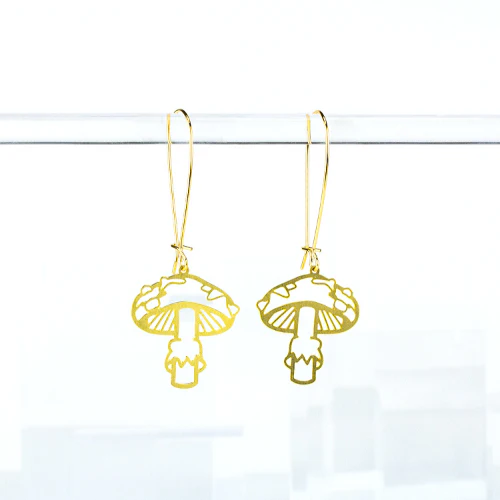 Mushroom Earrings