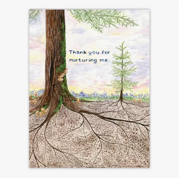 Thank You for Nurturing Me Card