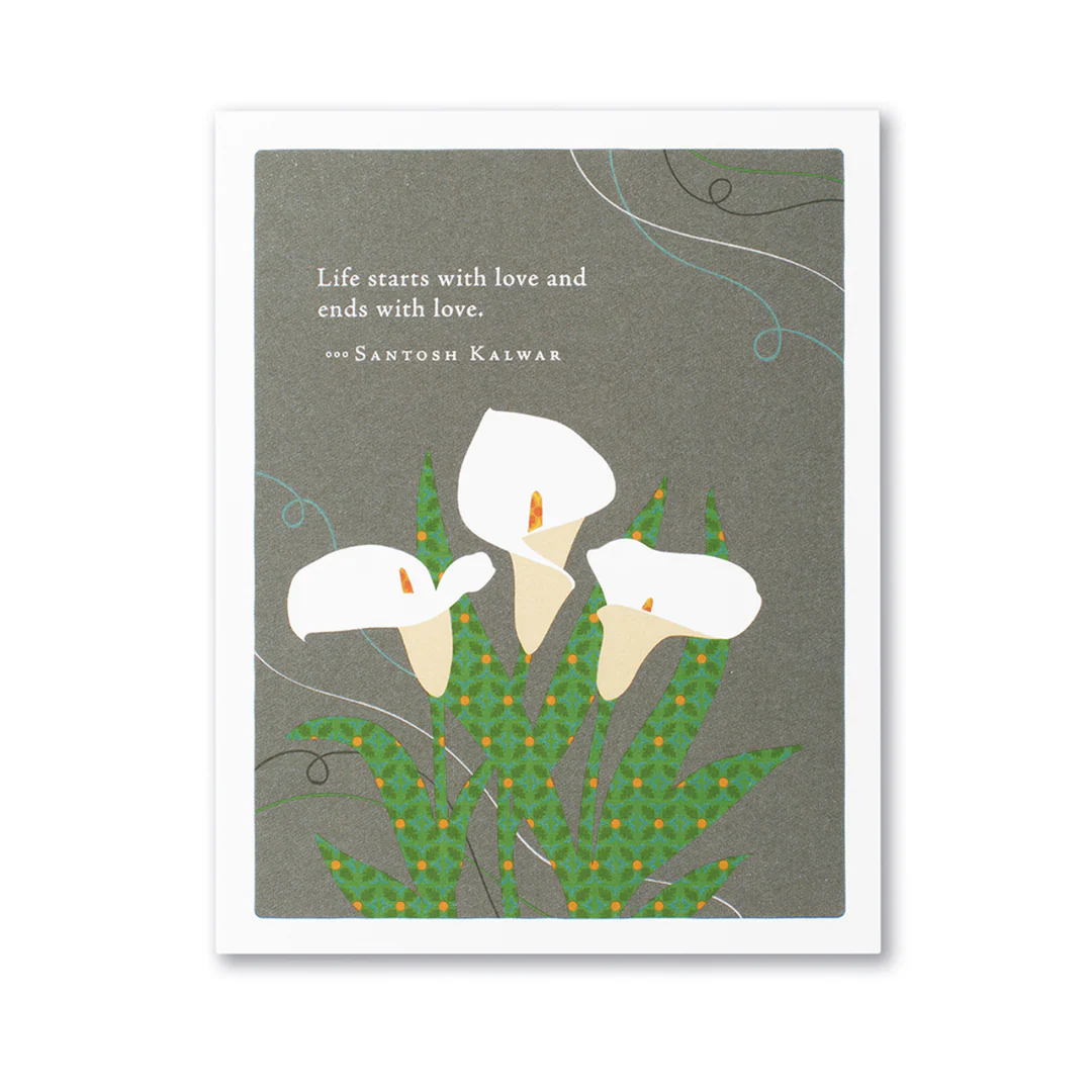 PG Card- Life starts with love and ends with love (SS)