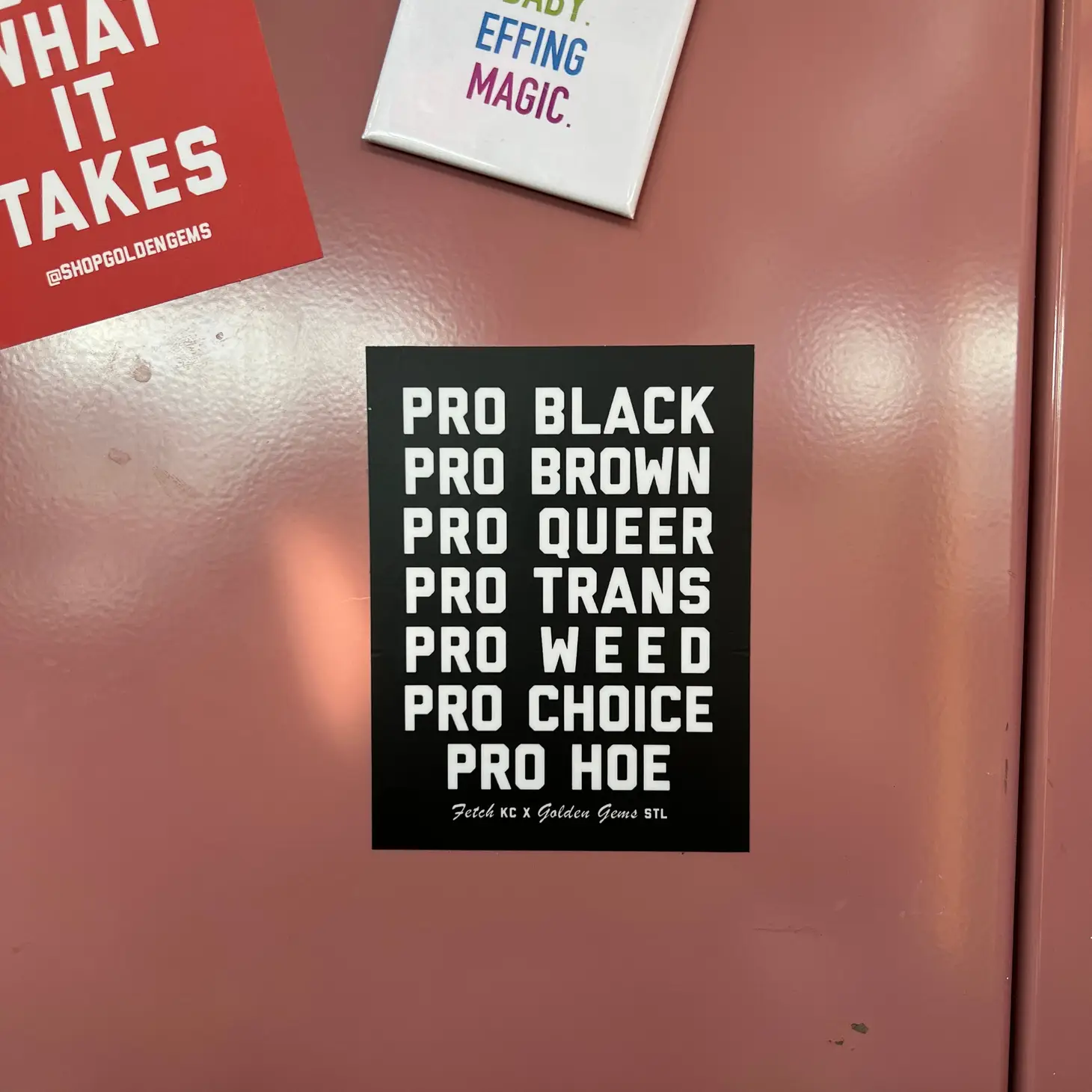 Pro Hoe Sticker - Black