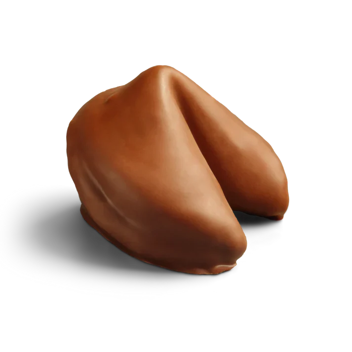 Puyallup Chocolates Milk Chocolate Covered Fortune Cookies 5 count