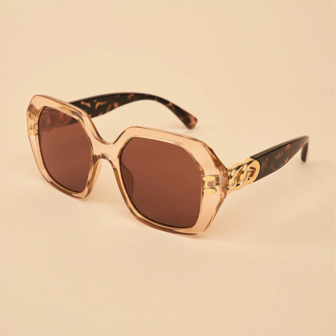 Rylee Nude/Tortoise Shell Luxe Sunglasses