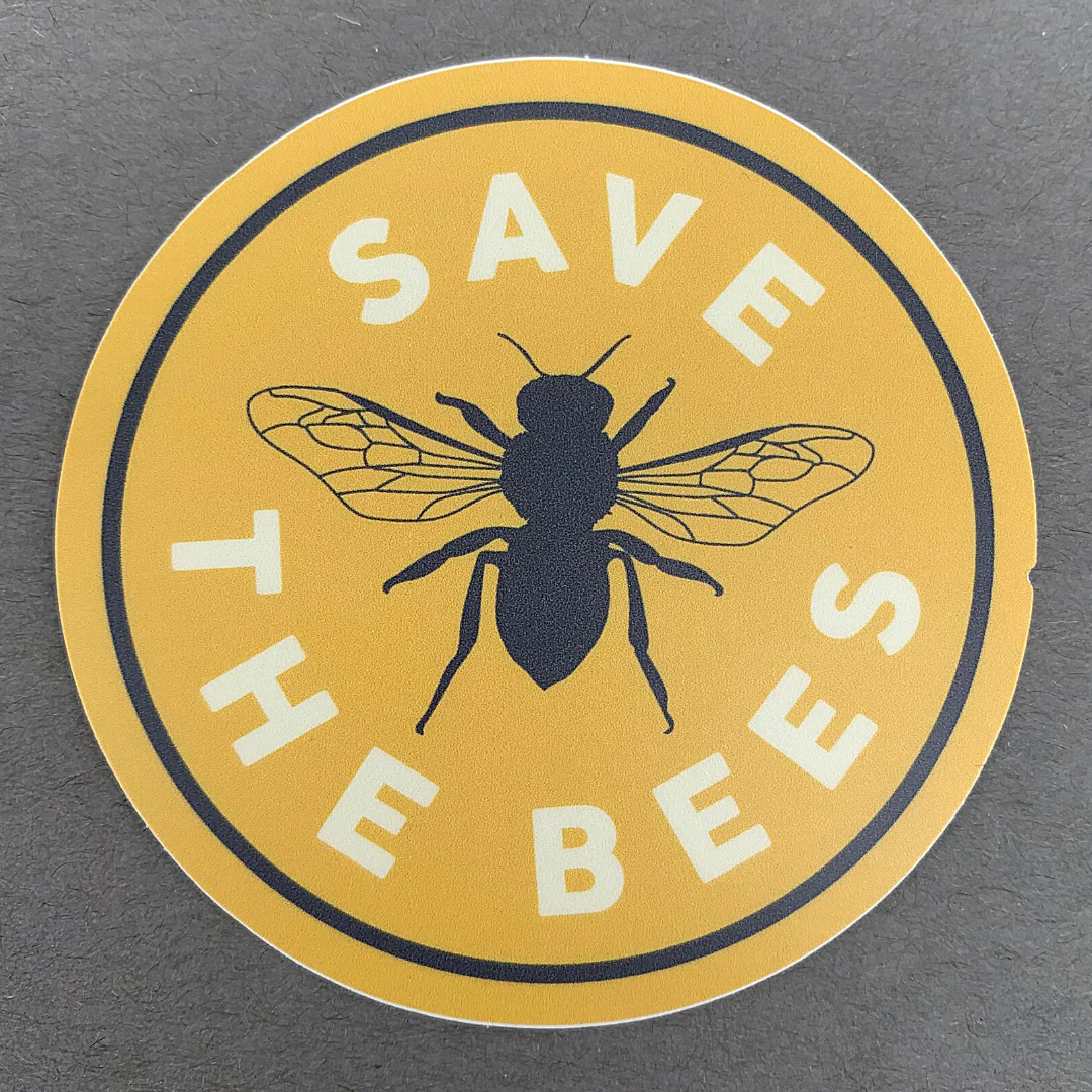 Save the Bees Sticker - Image 2