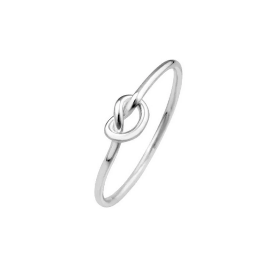 Silver Love Knot Ring