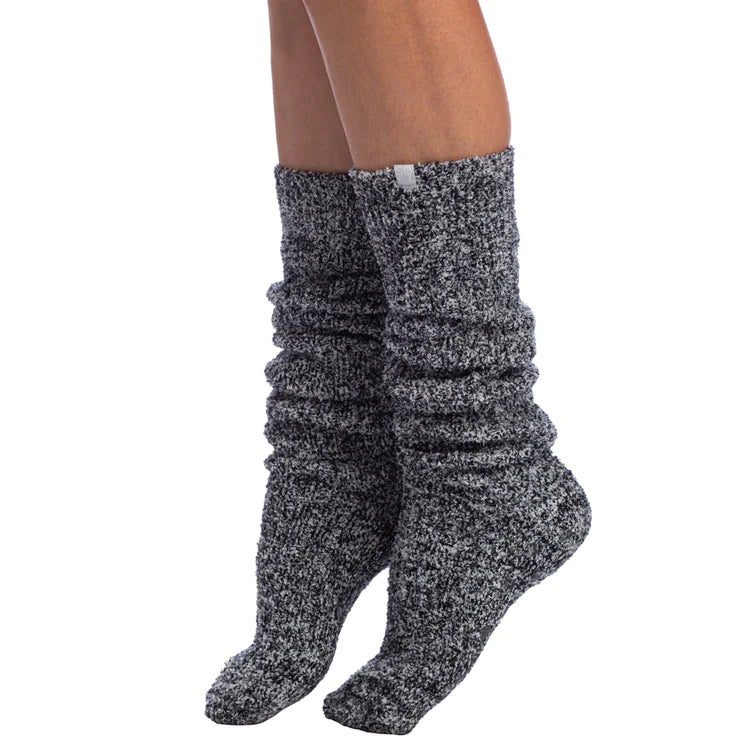 Softies Slouchy Marshmallow Socks - Heather Black
