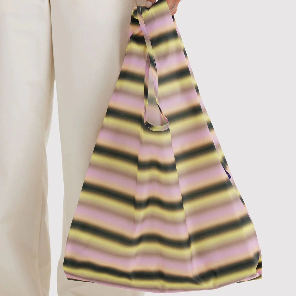 Standard Baggu - Gradient Stripe Pink & Yellow - Image 2