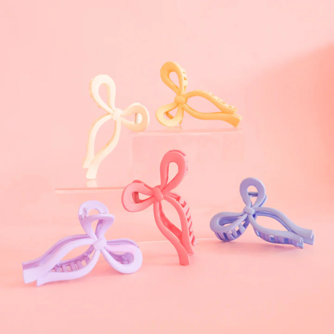 Talking Out of Turn - Lilac Bow Clip - Image 2