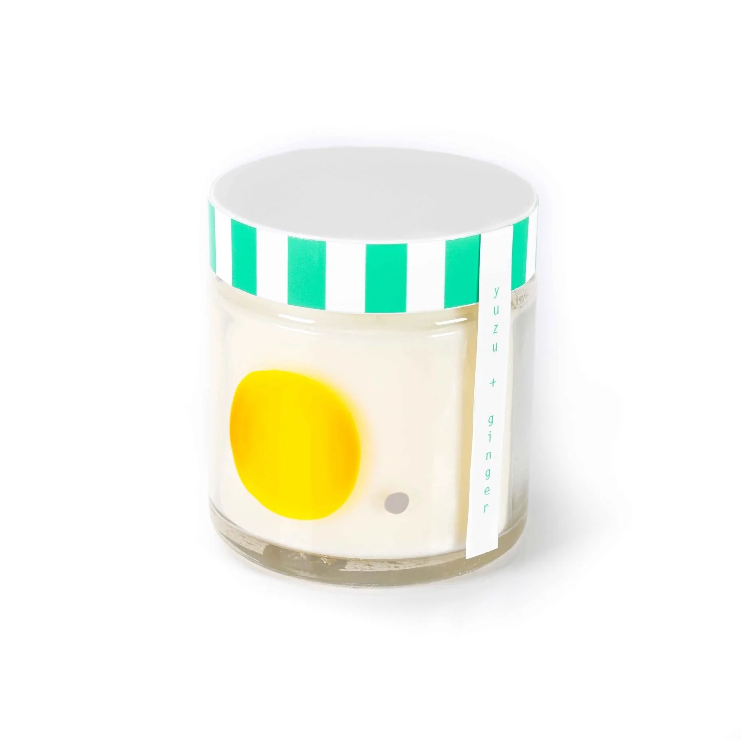 Soywax Candle in Handpainted Glass - Yuzu & Ginger