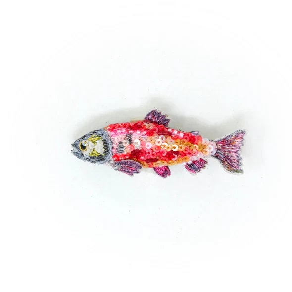 Trovelore Brooch Pin - Sockeye Salmon