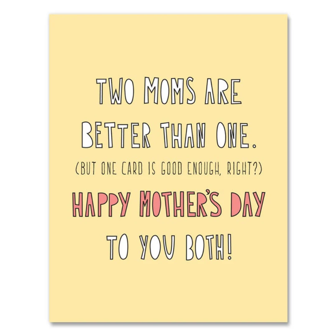 Two Moms One Card