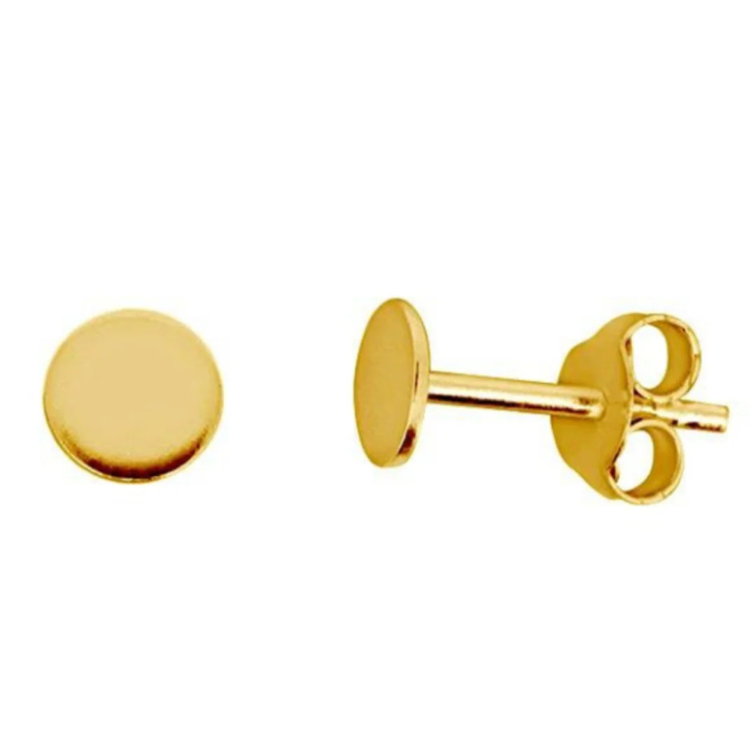 GF MOD MINI DISC STUDS- GOLD