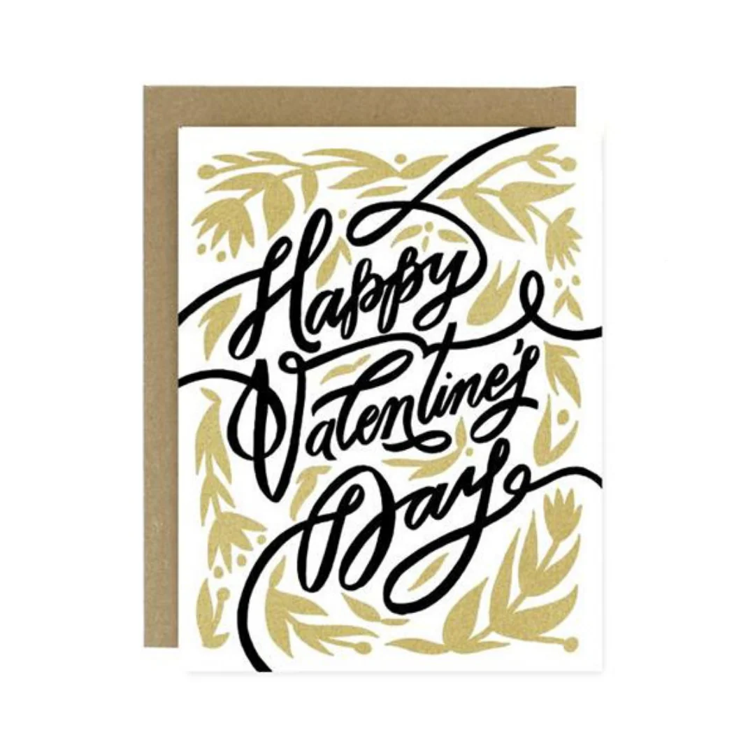 Valentine Foliage Card