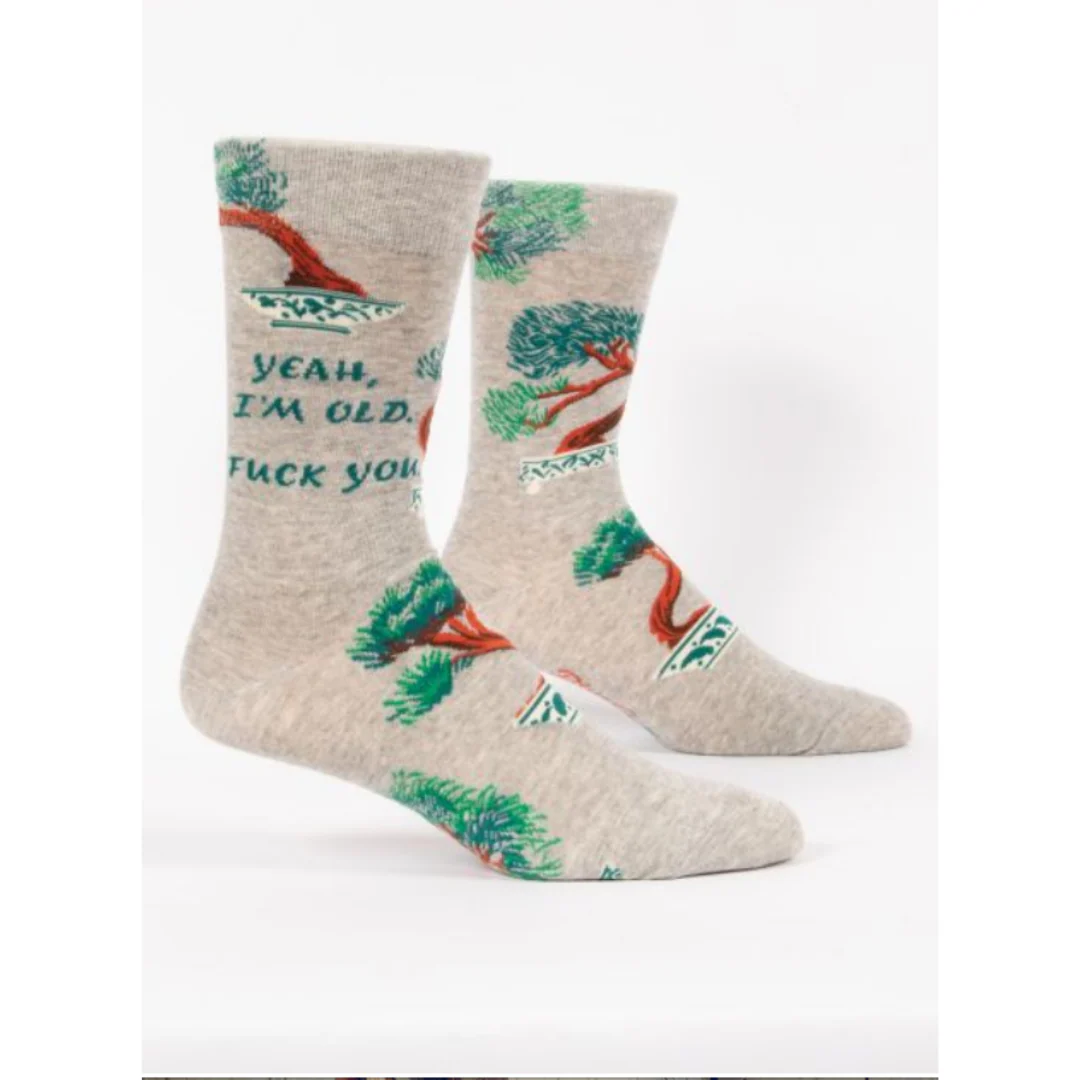 Yeah, I'm old Men's Socks