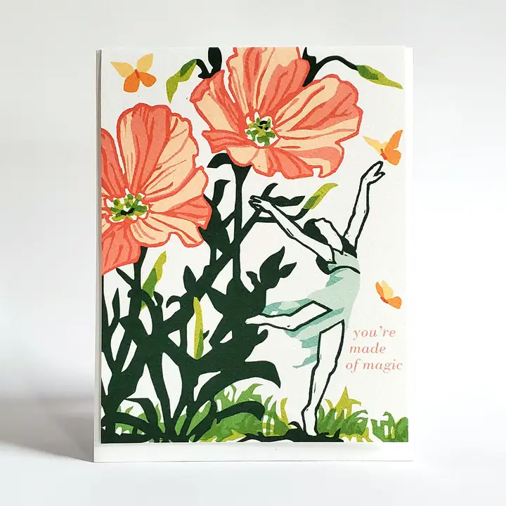 You're Made of Magic Fairy Dance Birthday Greeting Card